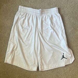 White Jordan Men’s Athletic Shorts